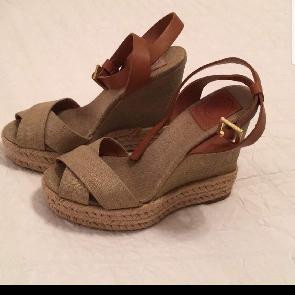Tory Burch Espadrille Wedges